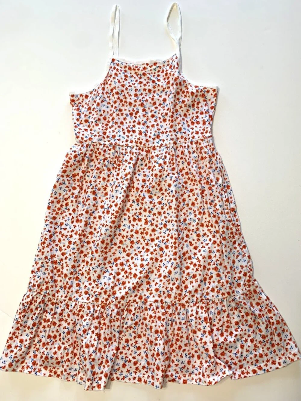 2 Girl Dresses Red White & Blue Oshkosh (12) Old Navy (14-16) Sleeveless